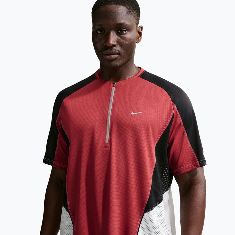 Футболка для бігу чоловіча Nike Retro Dri-Fit team crimson/black 2