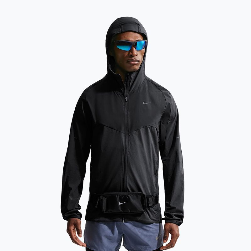 Куртка для бігу чоловіча Nike Stride Dri-Fit black/off noir/black/black