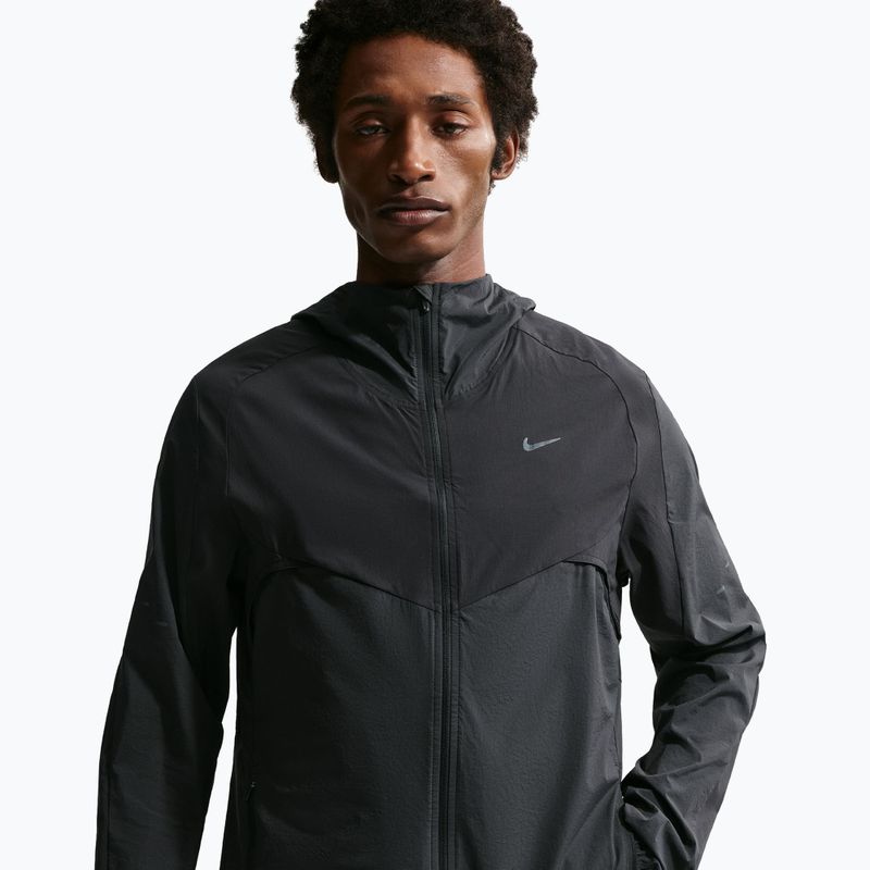 Куртка для бігу чоловіча Nike Stride Dri-Fit black/off noir/black/black 5