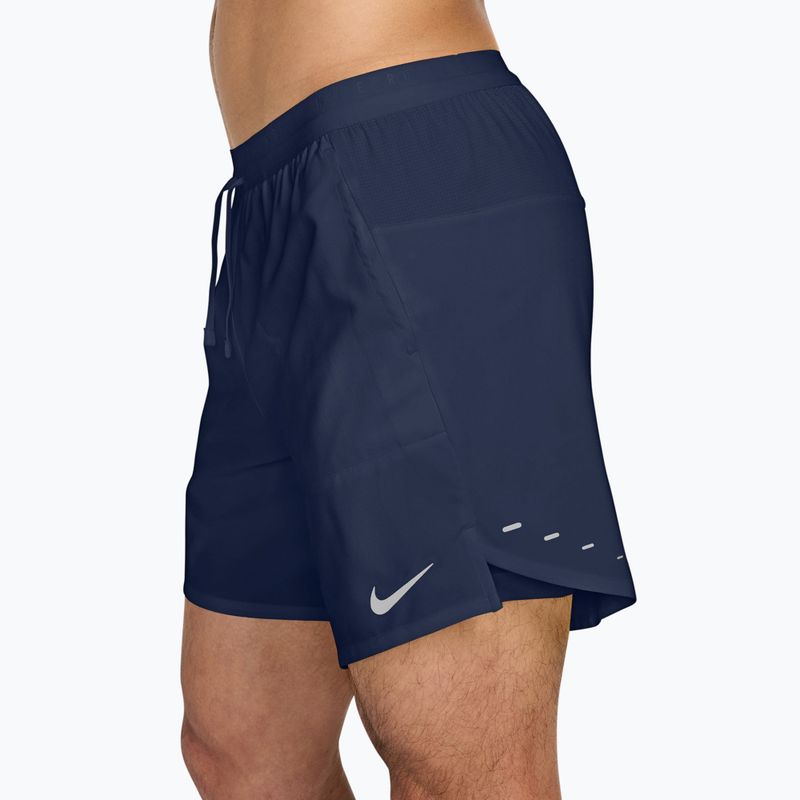 Шорти для бігу чоловічі Nike Stride Dri-Fit 2in1 7" midnight navy 3