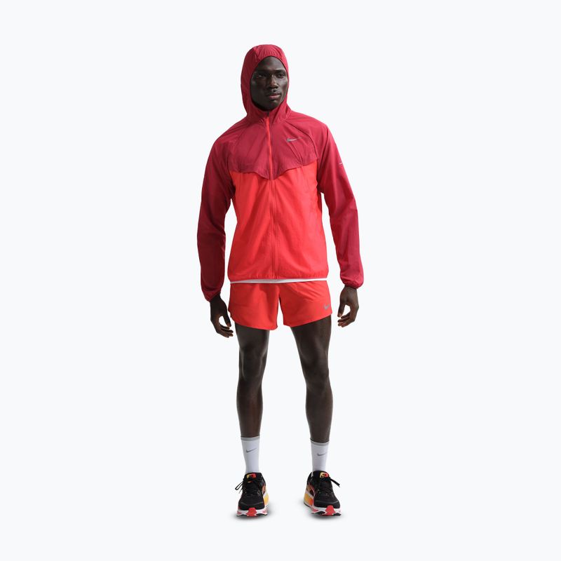 Куртка для бігу чоловіча Nike Stride Repel UV team crimson/light crimson 2