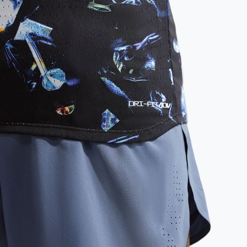 Чоловіча бігова футболка Nike AeroSwift Dri-Fit ADV Singlet black/laser orange 5