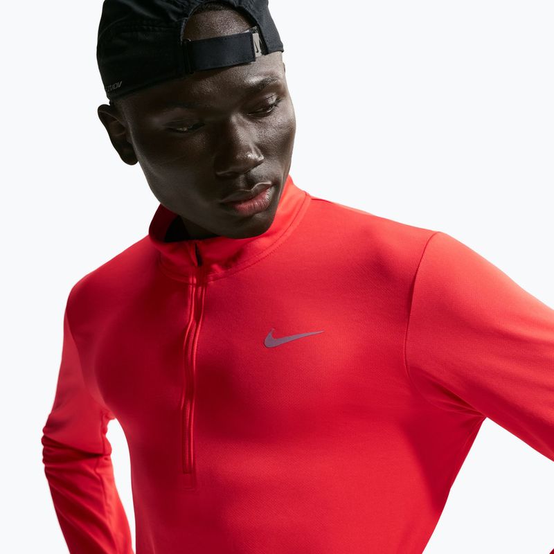 Чоловіча бігова кофта Nike Pacer Dri-Fit 1/2 Zip light crimson 4