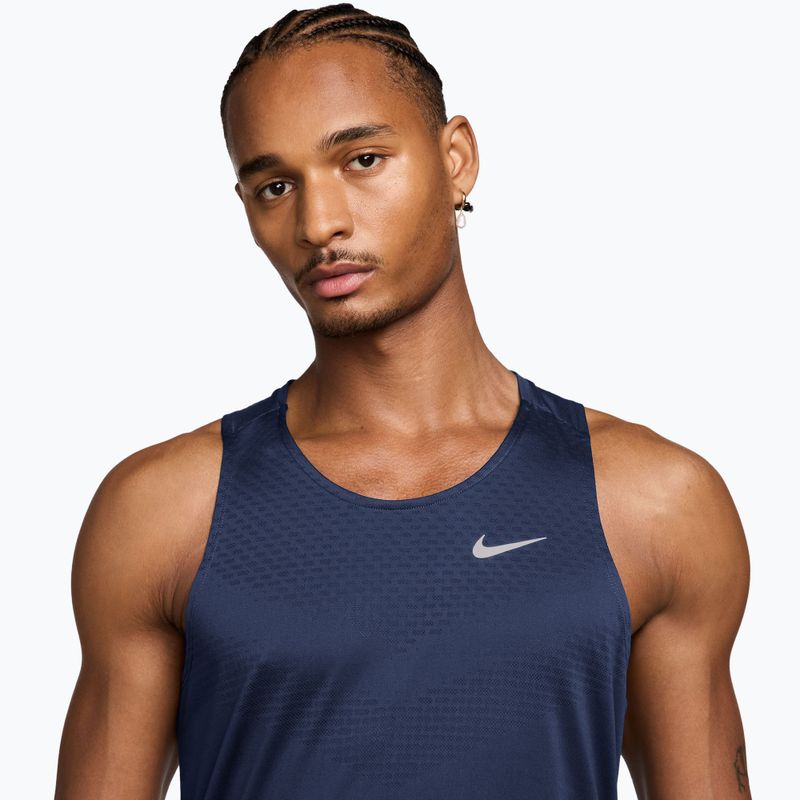 Футболка для бігу чоловіча Nike Stride Dri-Fit ADV midnight navy 3