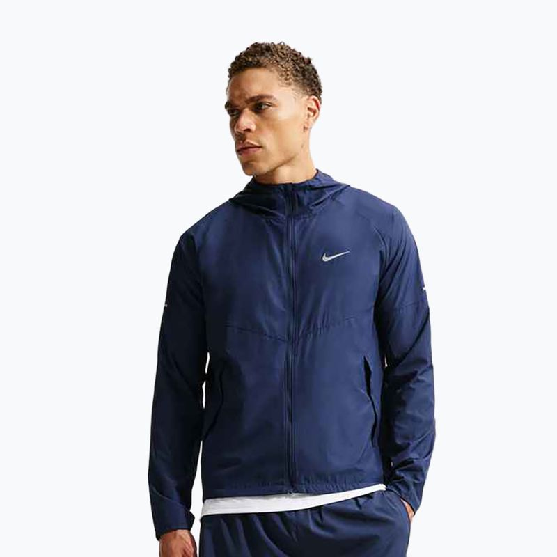 Куртка для бігу чоловіча Nike Repel Miler midnight navy