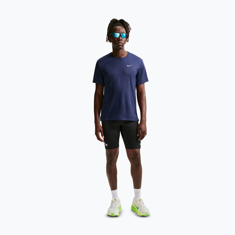 Футболка для бігу чоловіча Nike Miler Dri-Fit UV midnight navy 2