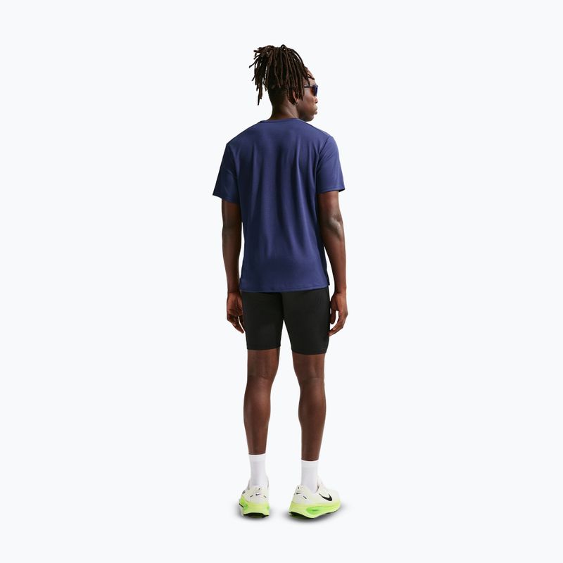 Чоловіча бігова футболка Nike Miler Dri-Fit UV midnight navy 3
