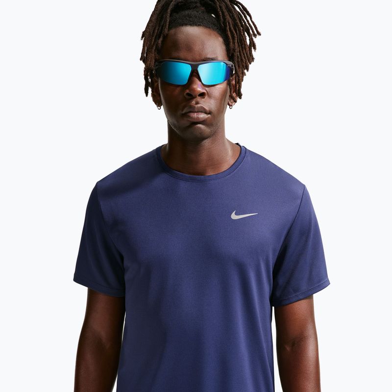 Футболка для бігу чоловіча Nike Miler Dri-Fit UV midnight navy 4