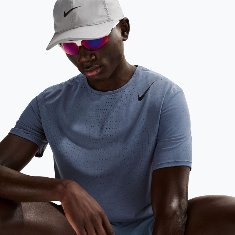 Футболка для бігу чоловіча Nike AeroSwift Dri-Fit ADV diffused blue/black 6