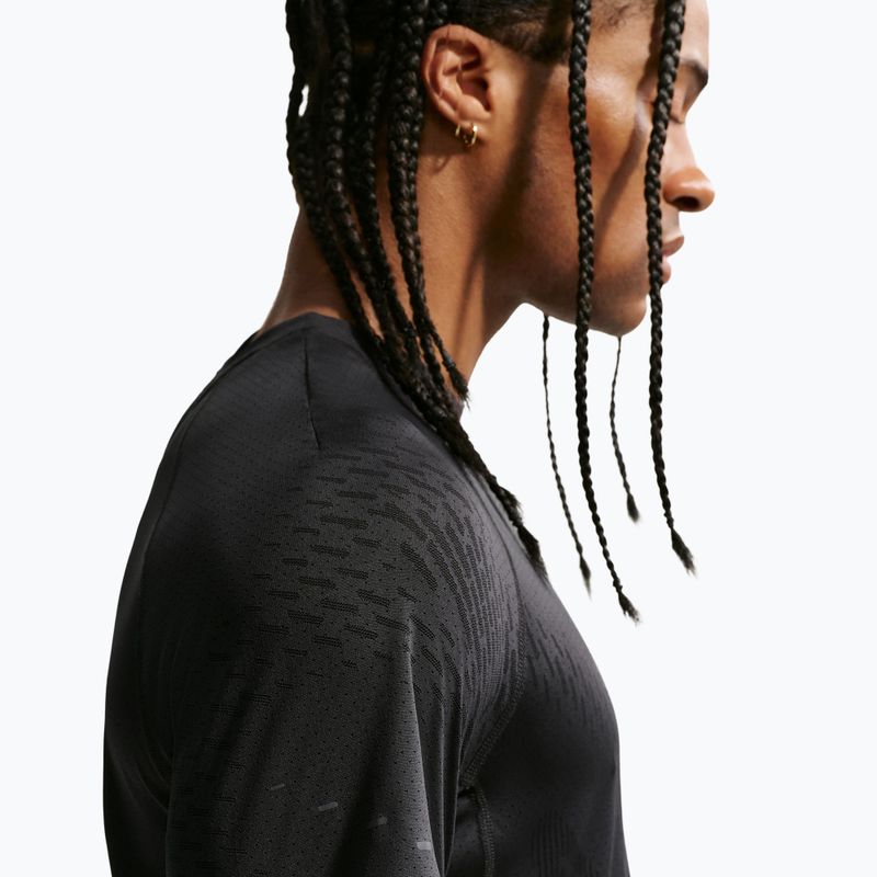 Футболка для бігу чоловіча Nike Stride Dri-Fit ADV off noir/black 6