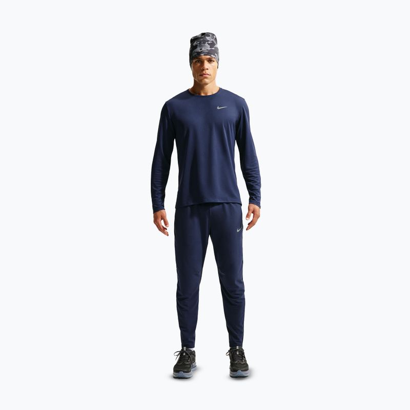 Лонгслів для бігу чоловічий Nike Miler Dri-Fit UV midnight navy 2