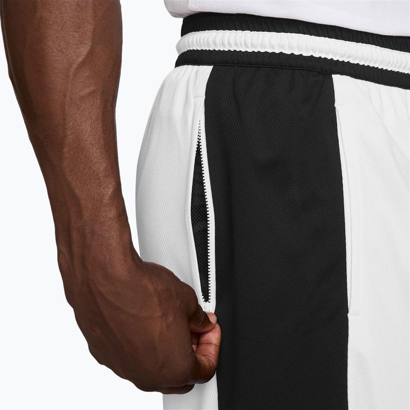 Шорти баскетбольні чоловічі Nike Dri-Fit Game Classic 10" white/black/white/black 4
