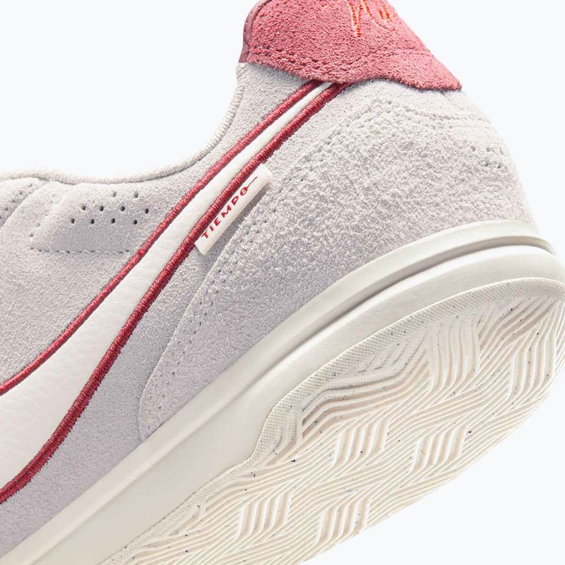 Кросівки футбольні чоловічі Nike Tiempo Streetgato Prm moon particle/team red/chalk 5