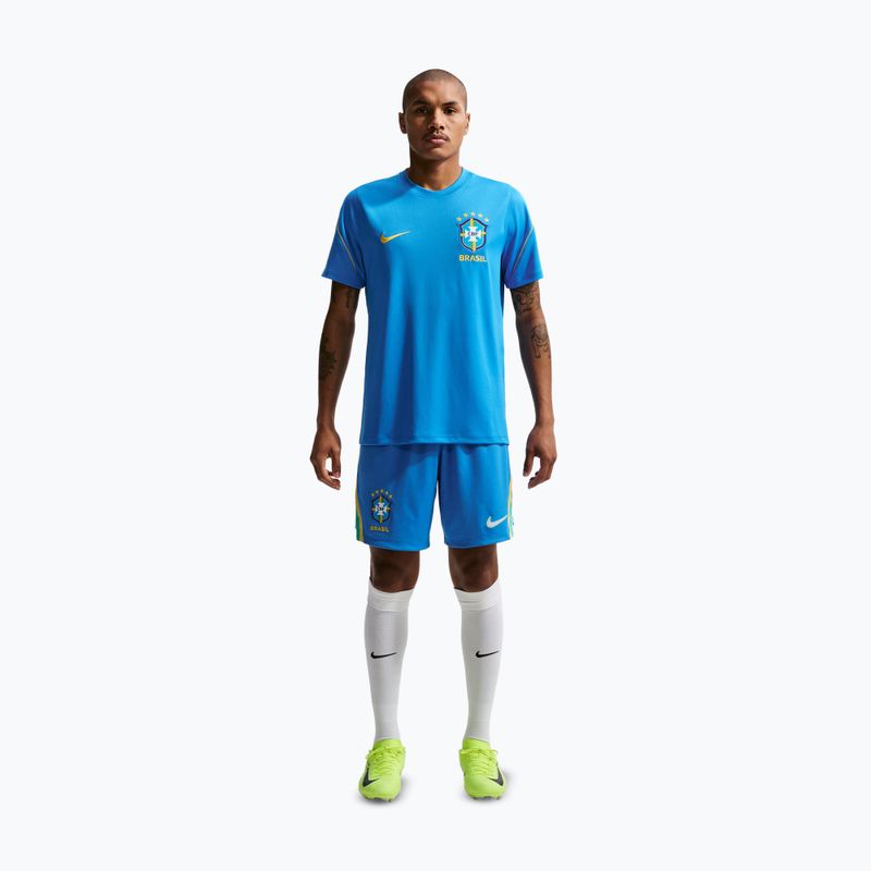 Чоловічі футбольні шорти Nike Brazil 2026 Stadium Home lt photo blue/light mint/white 2