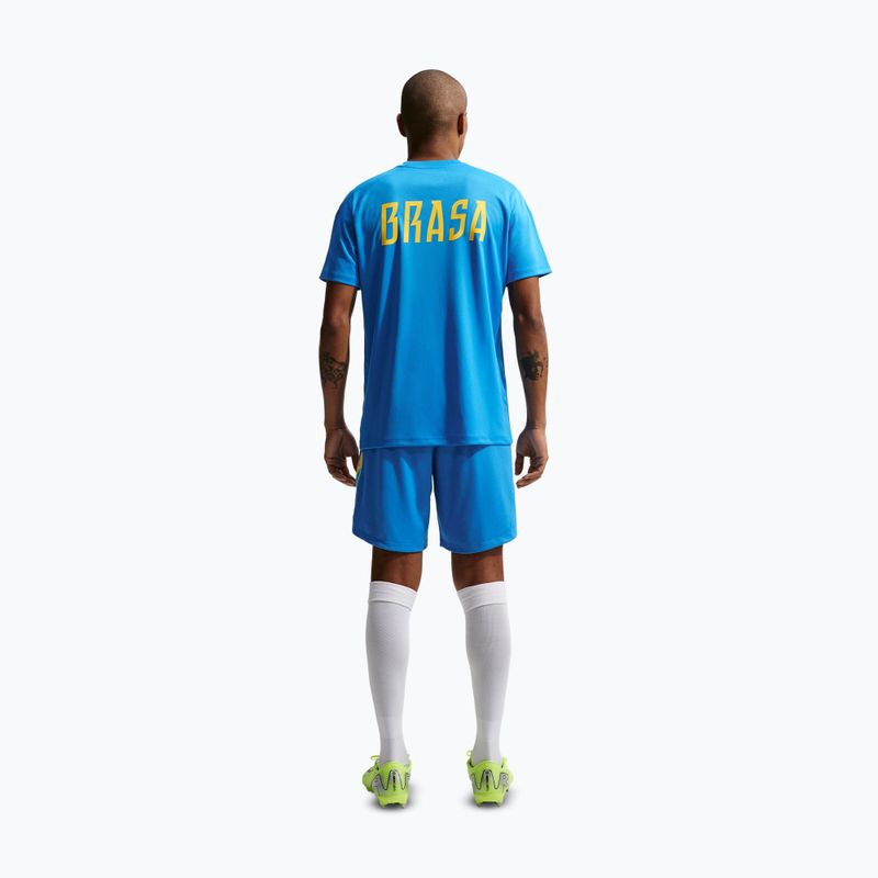 Чоловічі футбольні шорти Nike Brazil 2026 Stadium Home lt photo blue/light mint/white 3