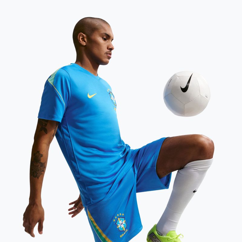 Чоловічі футбольні шорти Nike Brazil 2026 Stadium Home lt photo blue/light mint/white 4
