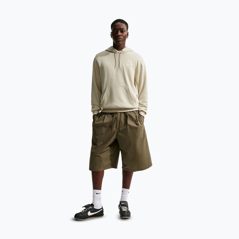 Кофта чоловіча Nike Club French Terry Pullover Hoodie light khaki/light khaki/white 2