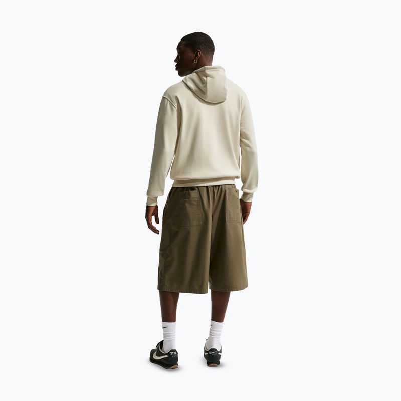 Кофта чоловіча Nike Club French Terry Pullover Hoodie light khaki/light khaki/white 3