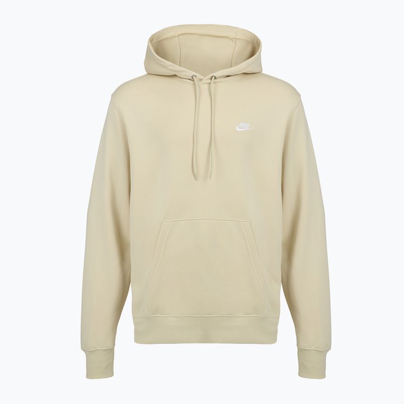 Кофта чоловіча Nike Club French Terry Pullover Hoodie light khaki/light khaki/white 6