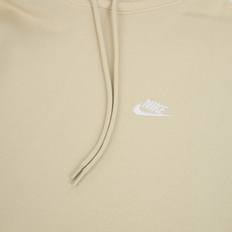 Кофта чоловіча Nike Club French Terry Pullover Hoodie light khaki/light khaki/white 8