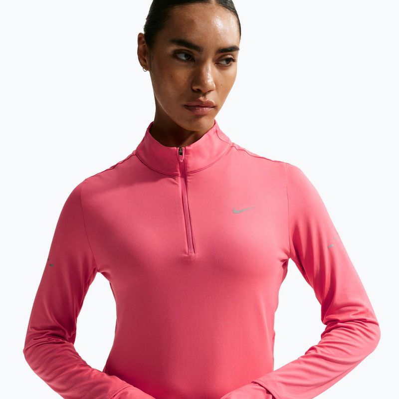 Longsleeve do biegania damski Nike Swift Dri-Fit UV 1/4-Zip sea coral 4