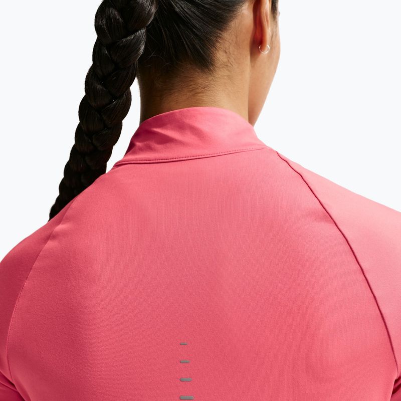 Лонгслів для бігу жіночий Nike Swift Dri-Fit UV 1/4-Zip sea coral 5