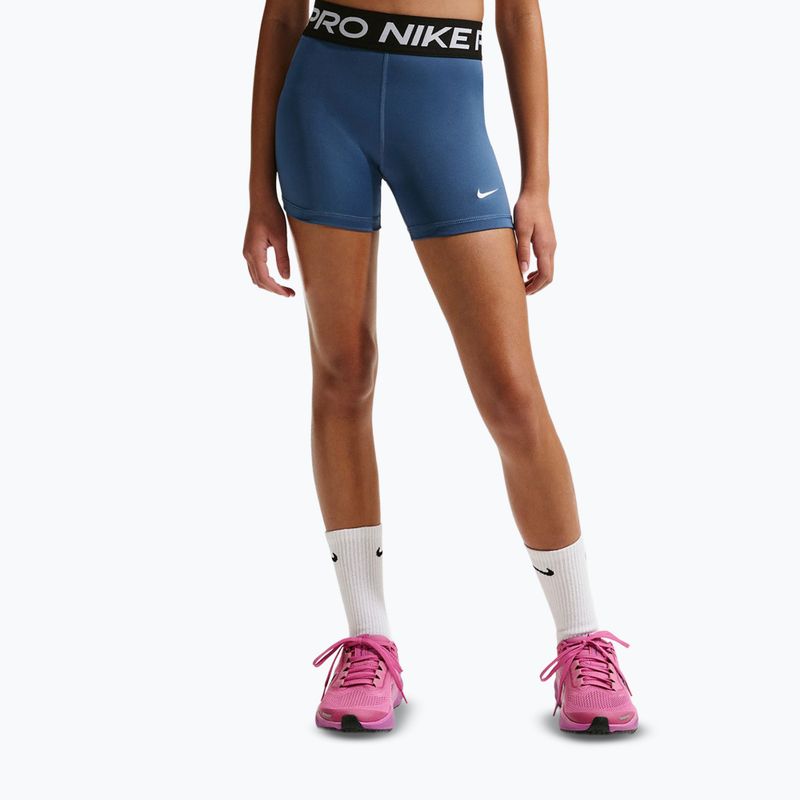 Шорти дитячі Nike Pro mystic navy/white