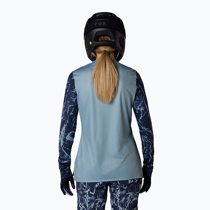 Лонгслів велосипедний жіночий Fox Racing Ranger Image Print arctic blue 2