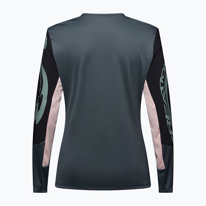 Лонгслів велосипедний жіночий Fox Racing Defend Creation LS deep cobalt 2