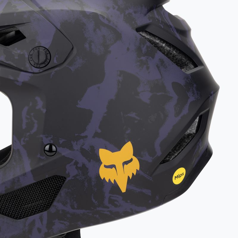 Шолом велосипедний дитячий Fox Racing Rampage Image Print Jr plum 7