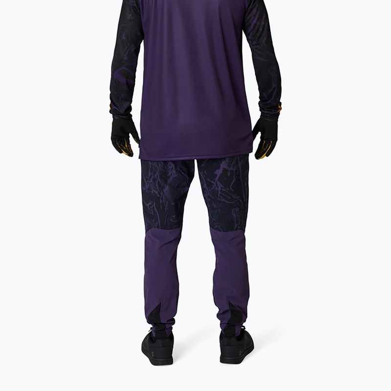 Лонгслів велосипедний чоловічий Fox Racing Ranger Image Print plum 2