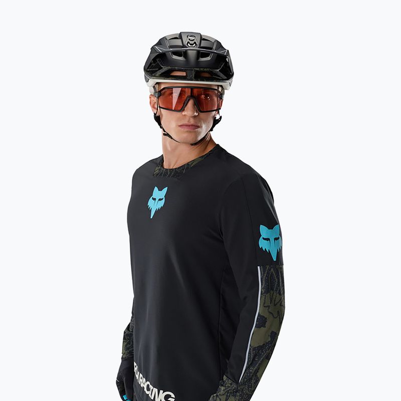 Лонгслів велосипедний чоловічий Fox Racing Defend Thermal Lunar black 3