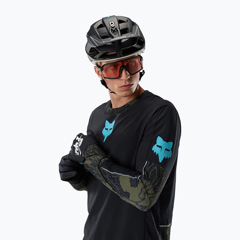 Лонгслів велосипедний чоловічий Fox Racing Defend Thermal Lunar black 4