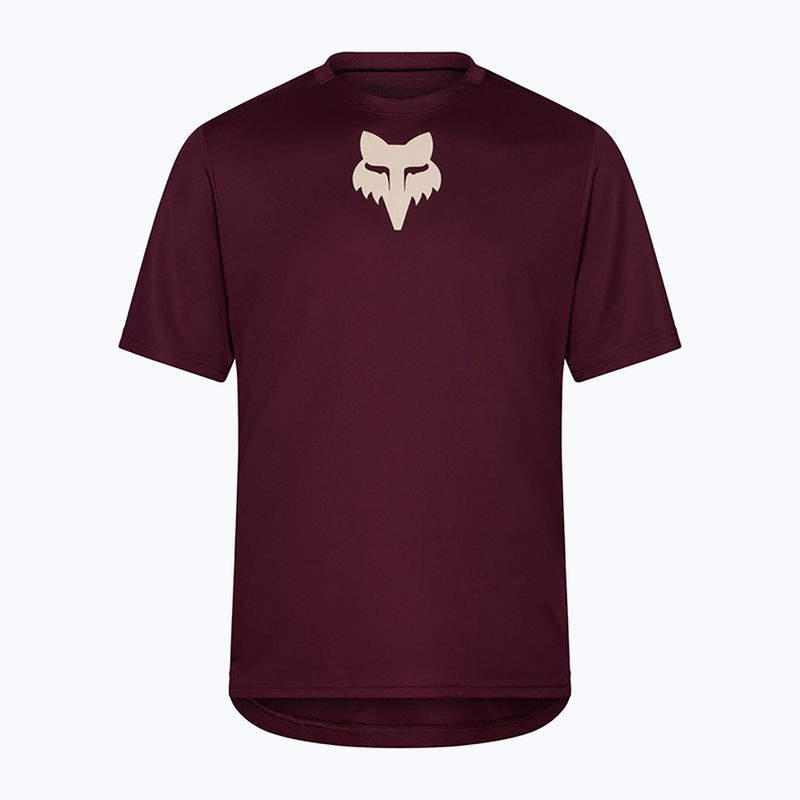 Футболка велосипедна чоловіча Fox Racing Ranger Fox Head SS dark maroon 5