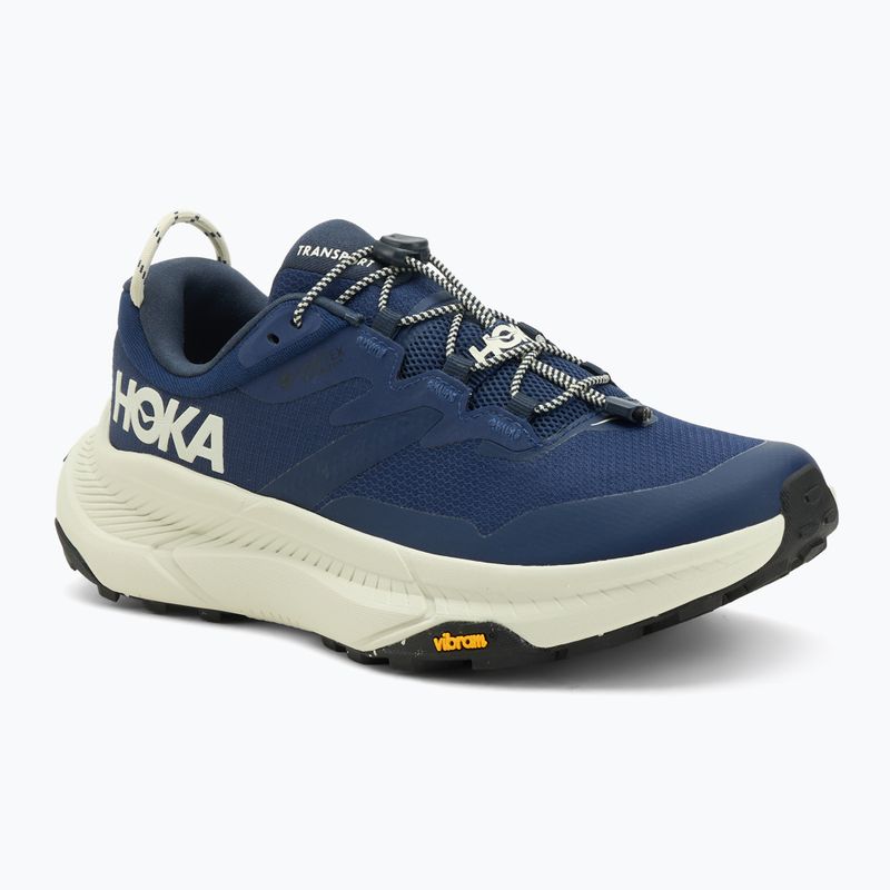 Кросівки трекінгові чоловічі HOKA Transport GTX midnight blue/truffle salt