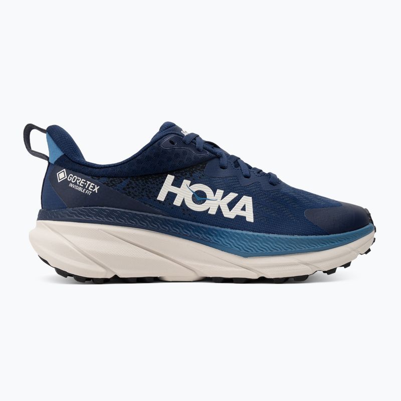 Кросівки для бігу чоловічі HOKA Challenger 7 GTX midnight blue/grout 2