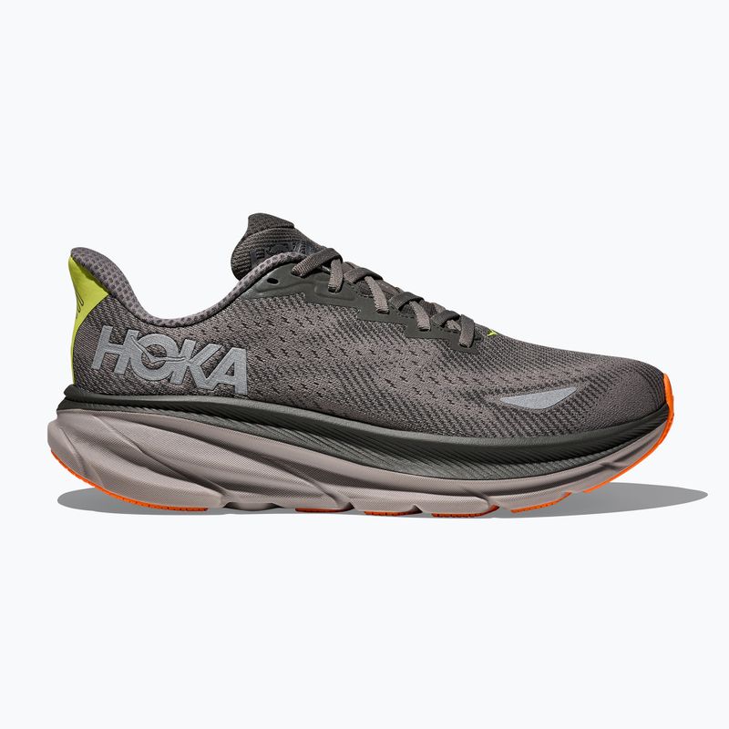 Кросівки для бігу чоловічі HOKA Clifton 9 GTX asphalt grey/gravel 2