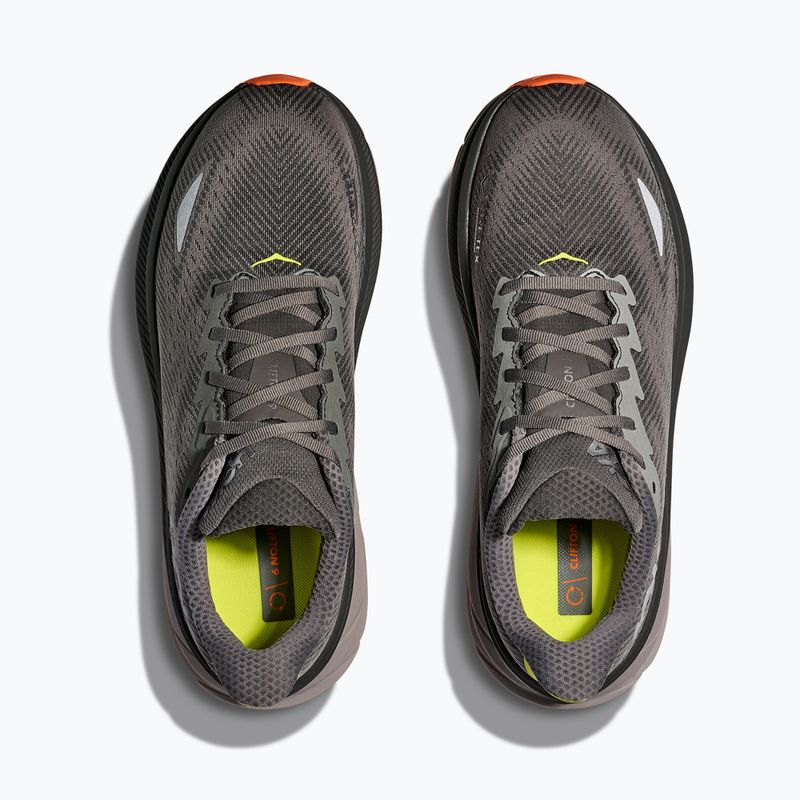 Кросівки для бігу чоловічі HOKA Clifton 9 GTX asphalt grey/gravel 8