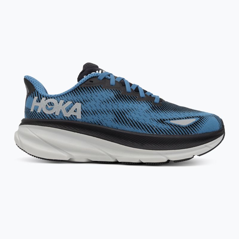 Кросівки для бігу чоловічі HOKA Clifton 9 GTX black/foggy night 2