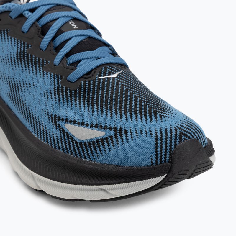 Кросівки для бігу чоловічі HOKA Clifton 9 GTX black/foggy night 7