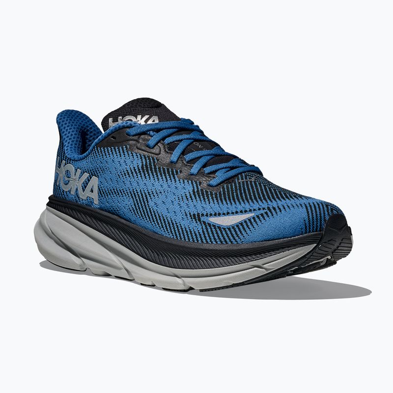 Кросівки для бігу чоловічі HOKA Clifton 9 GTX black/foggy night 8