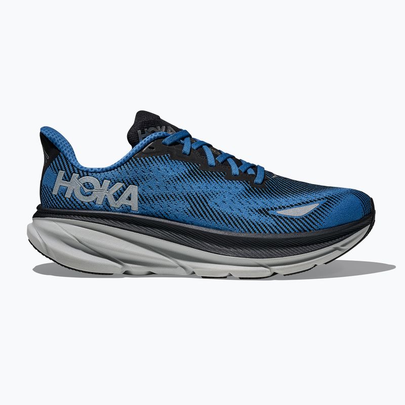 Кросівки для бігу чоловічі HOKA Clifton 9 GTX black/foggy night 9