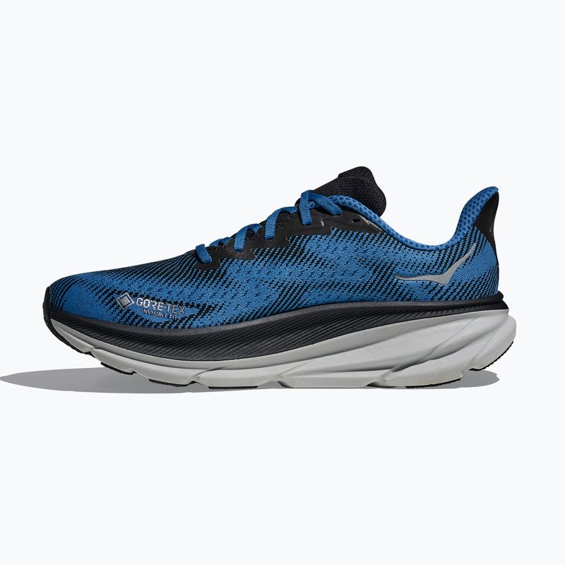 Кросівки для бігу чоловічі HOKA Clifton 9 GTX black/foggy night 10