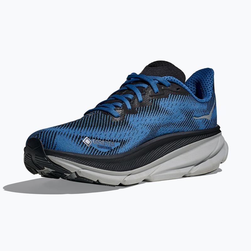 Кросівки для бігу чоловічі HOKA Clifton 9 GTX black/foggy night 11