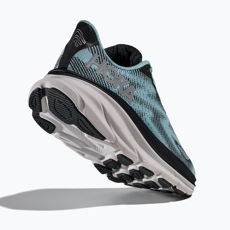 Кросівки для бігу жіночі HOKA Clifton 9 GTX black/raindrop 12