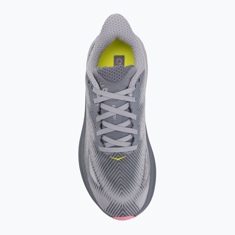 Кросівки для бігу жіночі HOKA Clifton 9 GTXgrey skies/foggy green 5