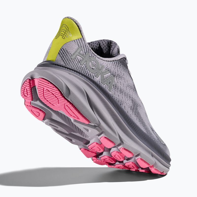 Кросівки для бігу жіночі HOKA Clifton 9 GTXgrey skies/foggy green 5