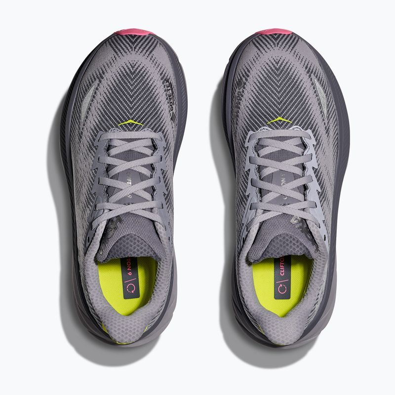 Кросівки для бігу жіночі HOKA Clifton 9 GTXgrey skies/foggy green 8