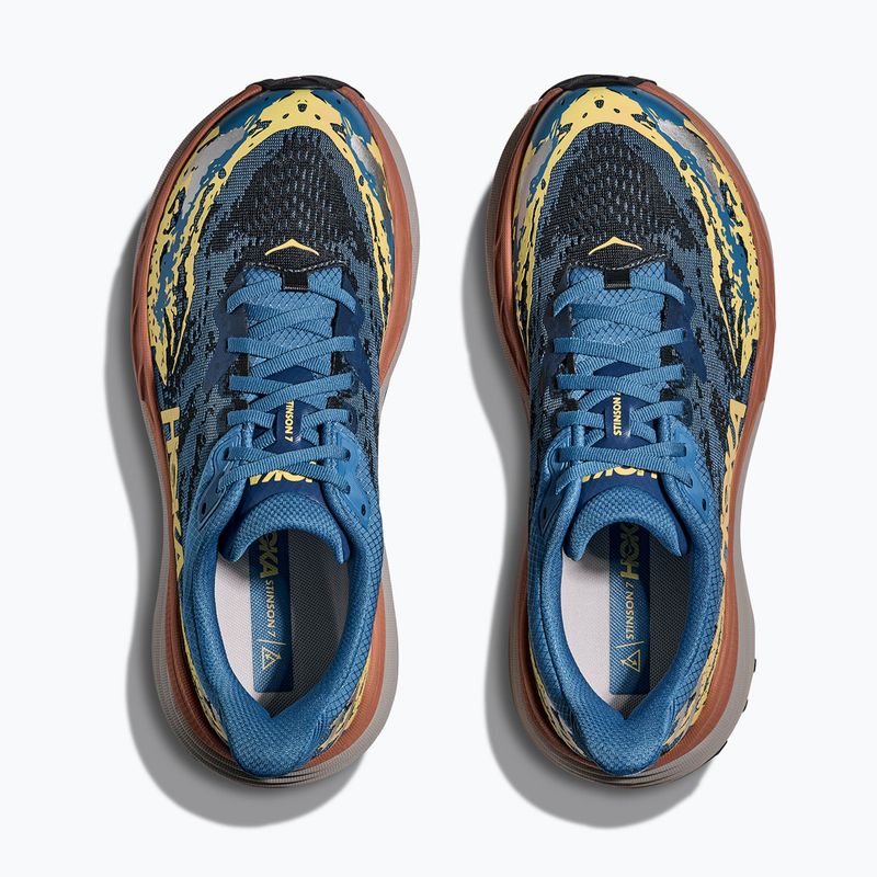 Кросівки для бігу чоловічі HOKA Stinson 7 foggy night/cardamon 8