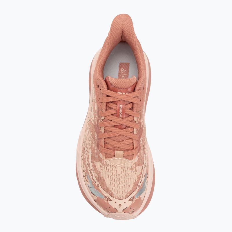 Кросівки для бігу жіночі HOKA Stinson 7 blush/rose latte 5